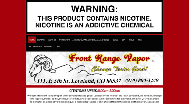 frontrangevapor.com