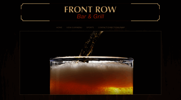 frontrowbarandgrill.net