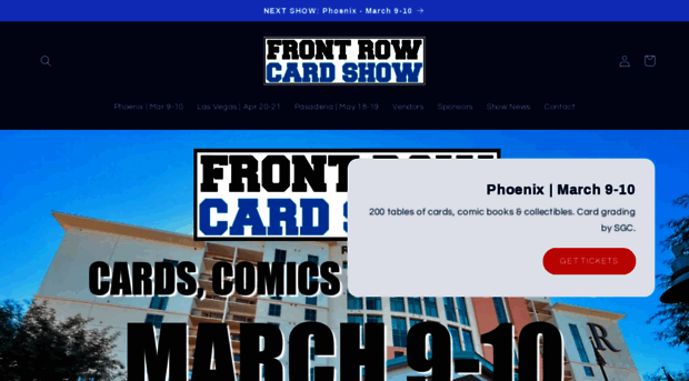 frontrowcardshow.com