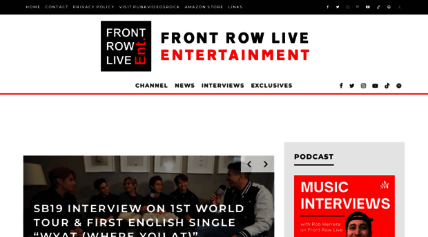 frontrowliveent.com