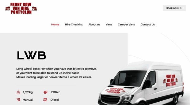frontrowvanhire.co.uk