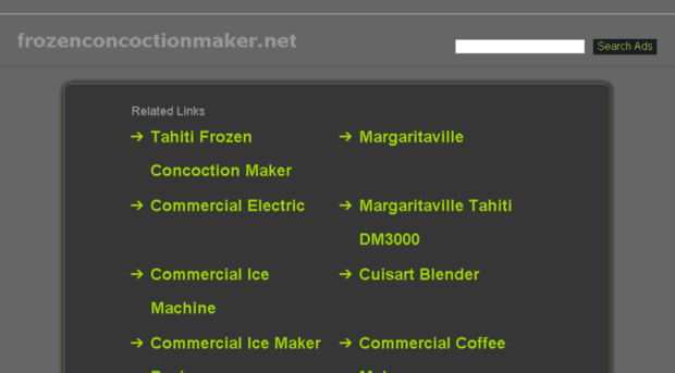 frozenconcoctionmaker.net