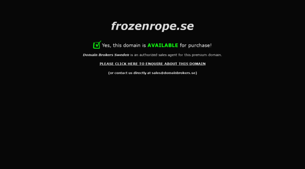 frozenrope.se