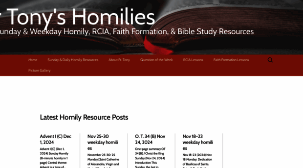 frtonyshomilies.com