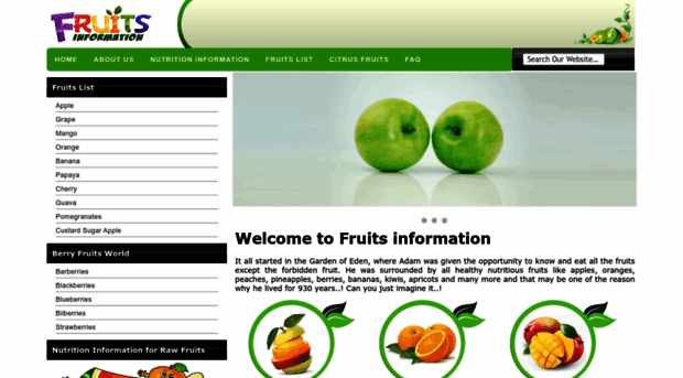 fruitsinformation.com