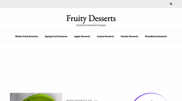 fruitydesserts.com