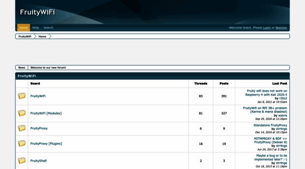 fruitywifi.boards.net