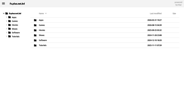 fs.plus.net.bd - index - powered by h5ai v0.30.... - Fs Plus