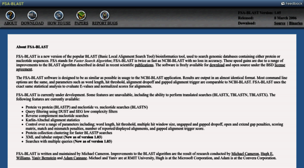fsa-blast.sourceforge.net