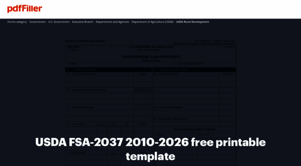 fsa-form-2037.pdffiller.com - Unusual traffic detected - Fsa Form 2037 ...