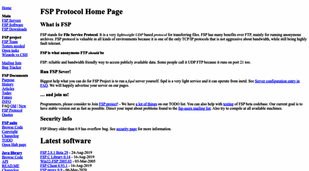 fsp.sourceforge.net