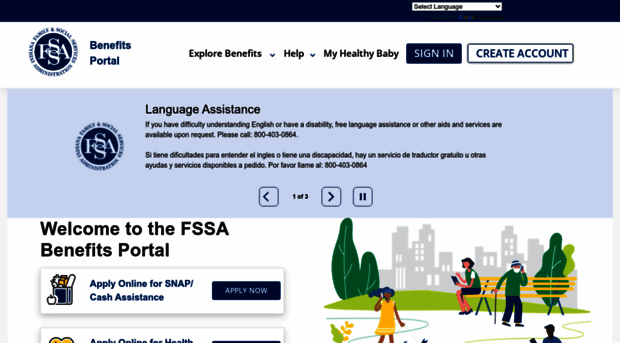 fssabenefits.in.gov - Benefits Portal - Fssa Benefits In