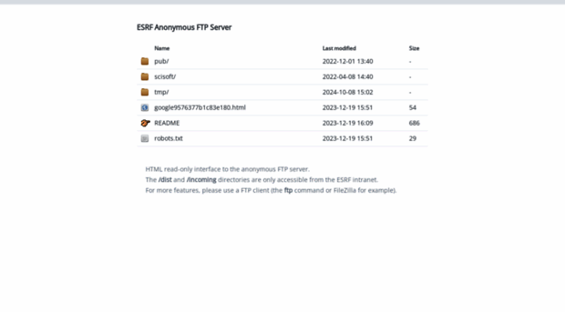 ftp.esrf.fr