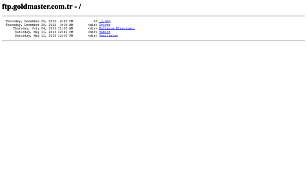 ftp.goldmaster.com.tr