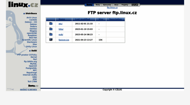 ftp.linux.cz