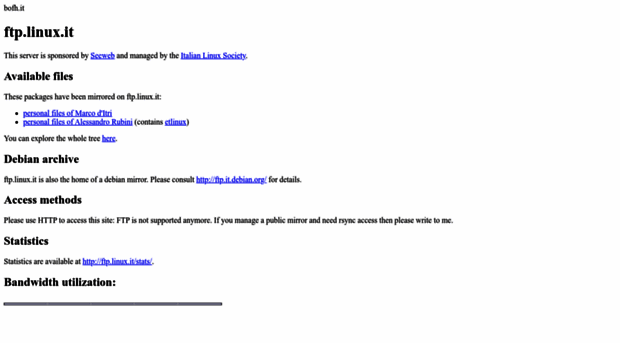 ftp.linux.it
