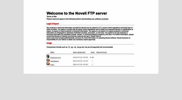 ftp.novell.com