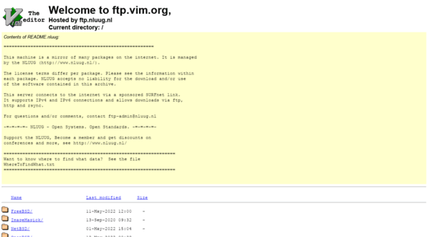 ftp.vim.org