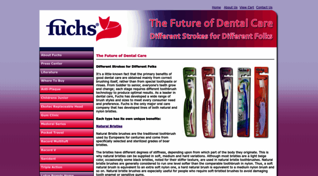 fuchs-toothbrushes.com