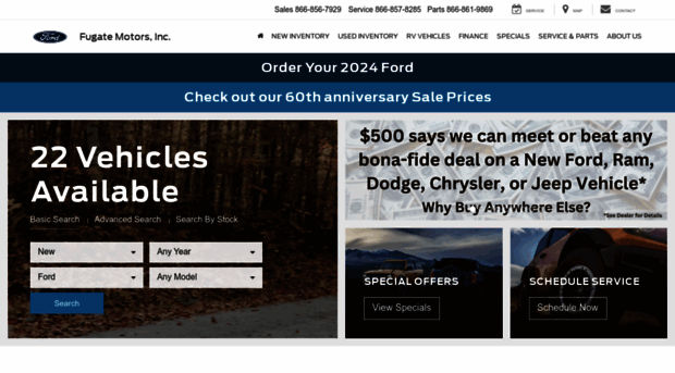 fugatefordmotors.com