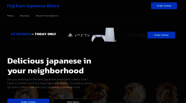 fujieastjapanesebistro.com