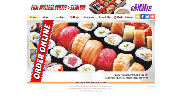 fujijapanesecuisinesushibar.com