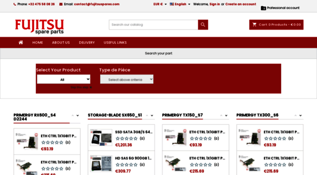 fujitsuprospares.com