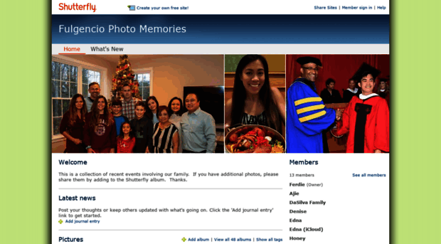 fulgenciofamily.shutterfly.com
