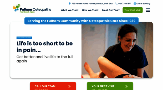 fulhamosteopaths.co.uk