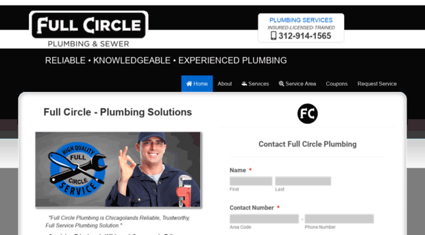 fullcircleplumbing.com