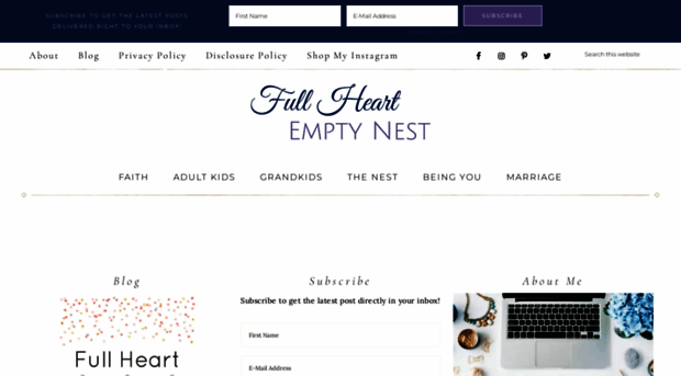 fullheartemptynest.com