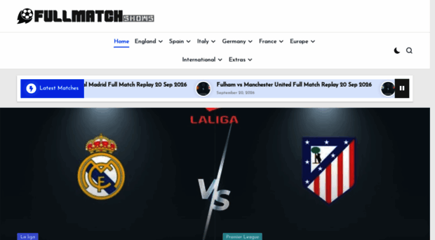 fullmatchshows.com - FullMatchShows - Watch Footbal... - Full Match Shows
