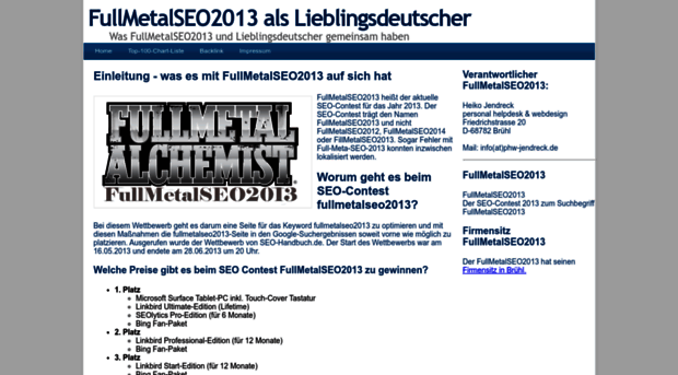 fullmetalseo2013.lieblingsdeutscher.de