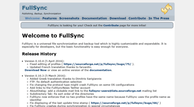 fullsync.sourceforge.io