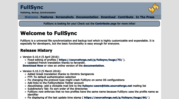 fullsync.sourceforge.net