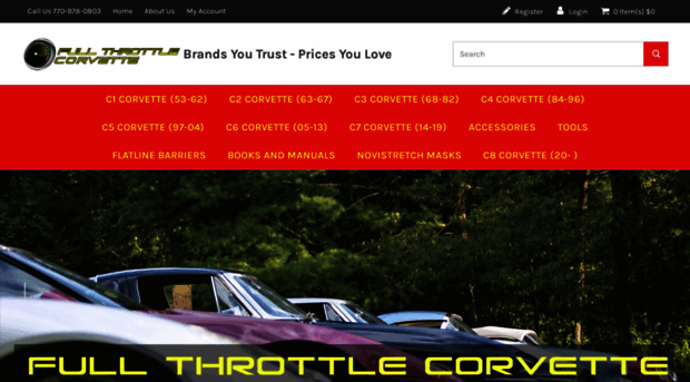 fullthrottlecorvette.com