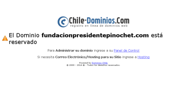 fundacionpresidentepinochet.com