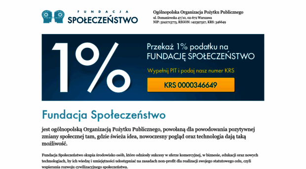 fundacjaspoleczenstwo.pl