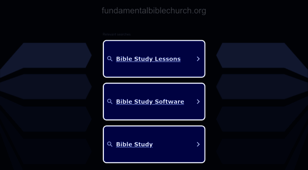 fundamentalbiblechurch.org