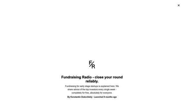 fundraisingradio.substack.com