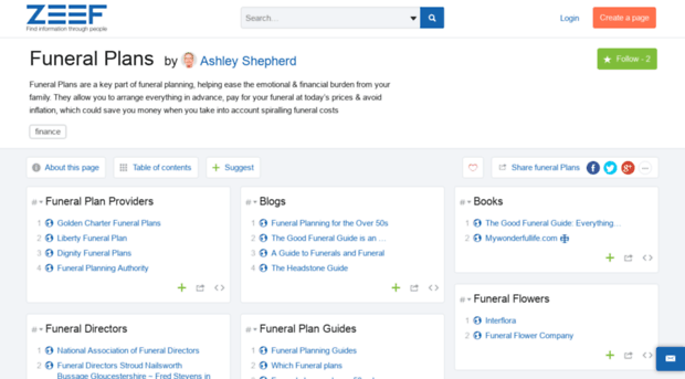 funeral-plans.zeef.com