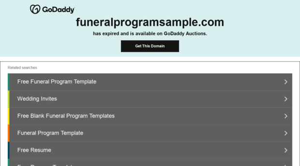funeralprogramsample.com