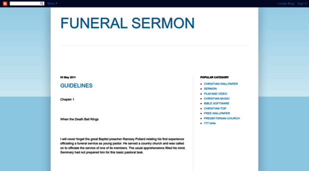 funeralsermon.blogspot.com