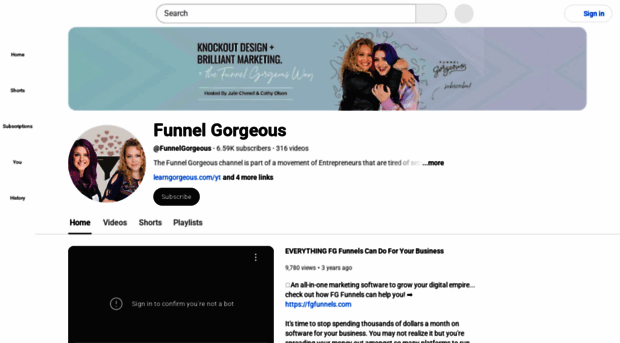 funnelgorgeous.tv