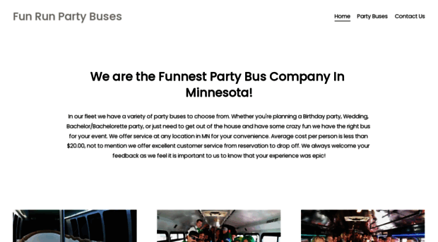 funrunpartybuses.com