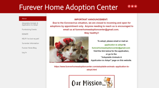 fureverhomeadoptioncenter.com