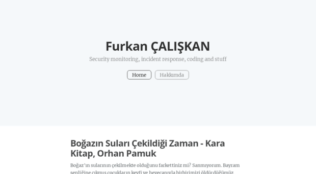 furkancaliskan.com