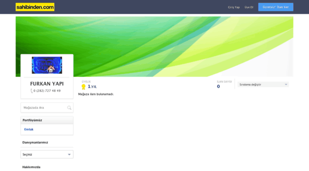 furkanyapi.sahibinden.com