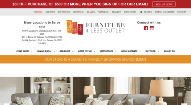 furniture4lessoutlet.com