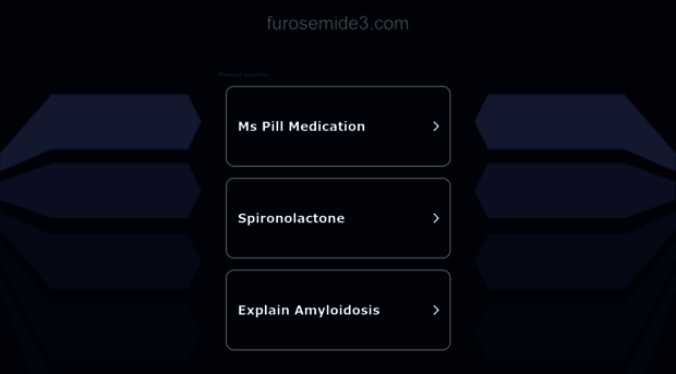 furosemide3.com